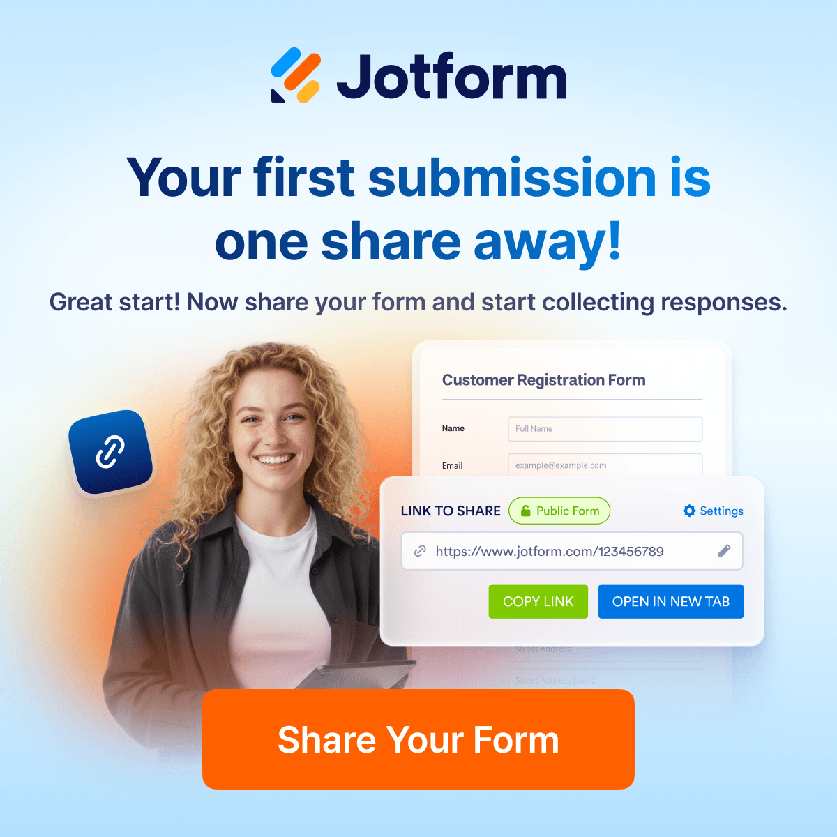 Jotform promotional banner