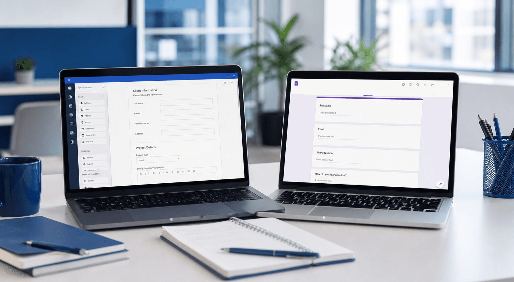 Jotform vs google forms guide